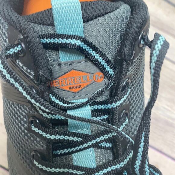 NWOT Merrell steel toe Fullbench 2 SD Shoes 6.5 Men 8 Women - Picture 3 of 5